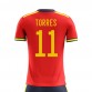 Prima Maglia Spagna Mondiali 2022 Fernando Torres 11